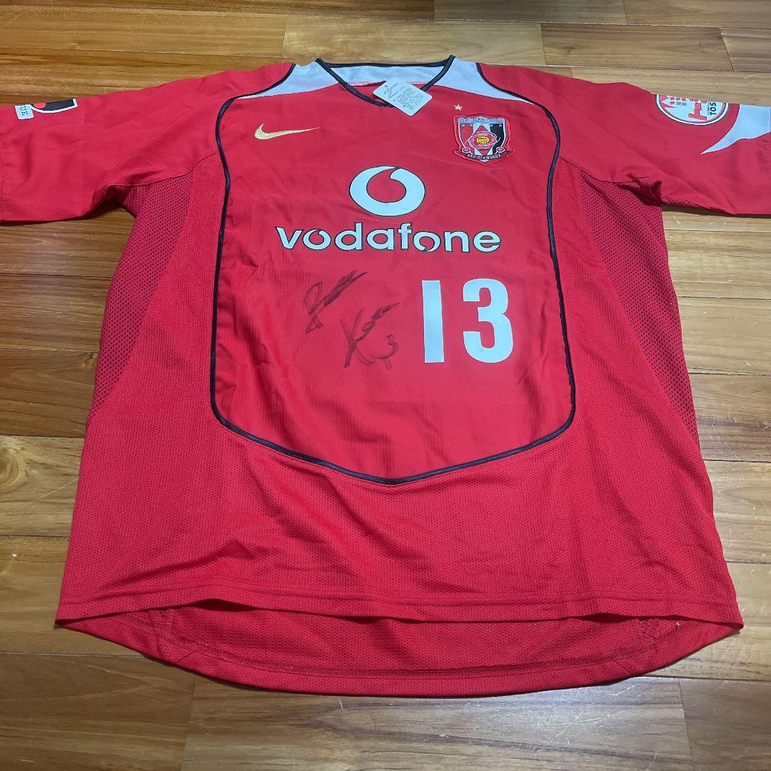 浦和レッズ #13 鈴木啓太 サイズL サイン入りユニフォーム - メルカリ