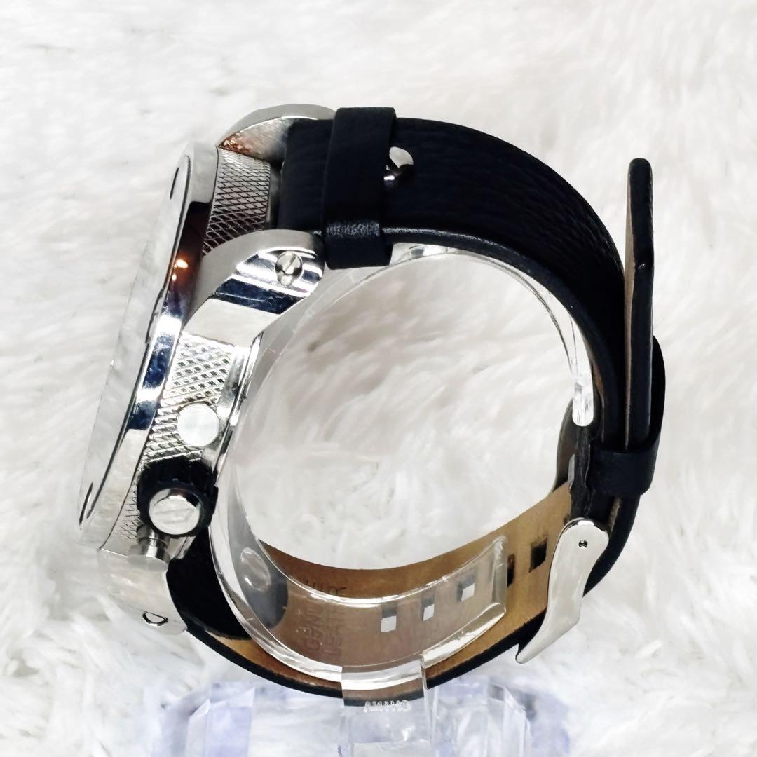 極美品 DIESEL DZ7256 リトルダディ デュアルタイム 稼働品 - メルカリ