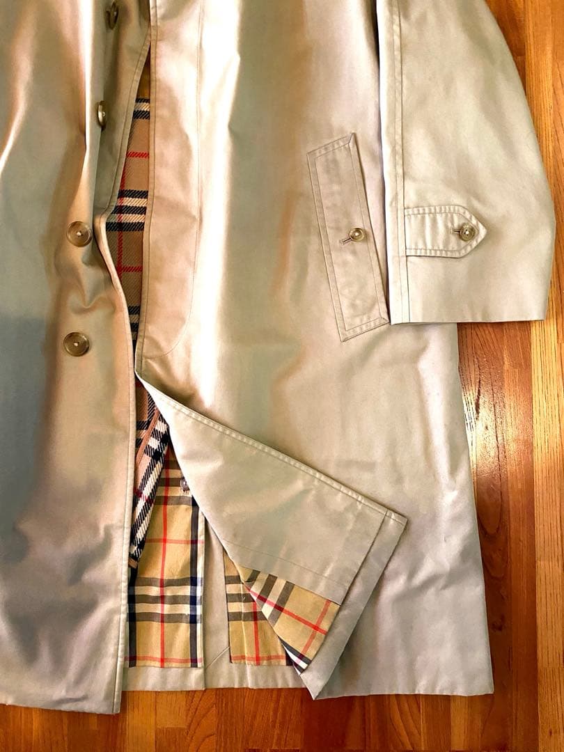 ◆美品◆Burberry ステンカラーコート ベージュ ノバチェックライナーＭ