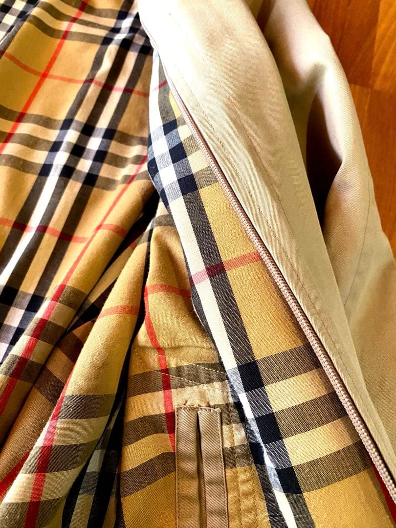 ◆美品◆Burberry ステンカラーコート ベージュ ノバチェックライナーＭ