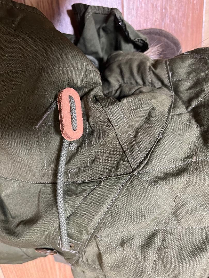 50s アメリカ軍 実物 M51 フード コヨーテファー ワイヤー付き 米軍