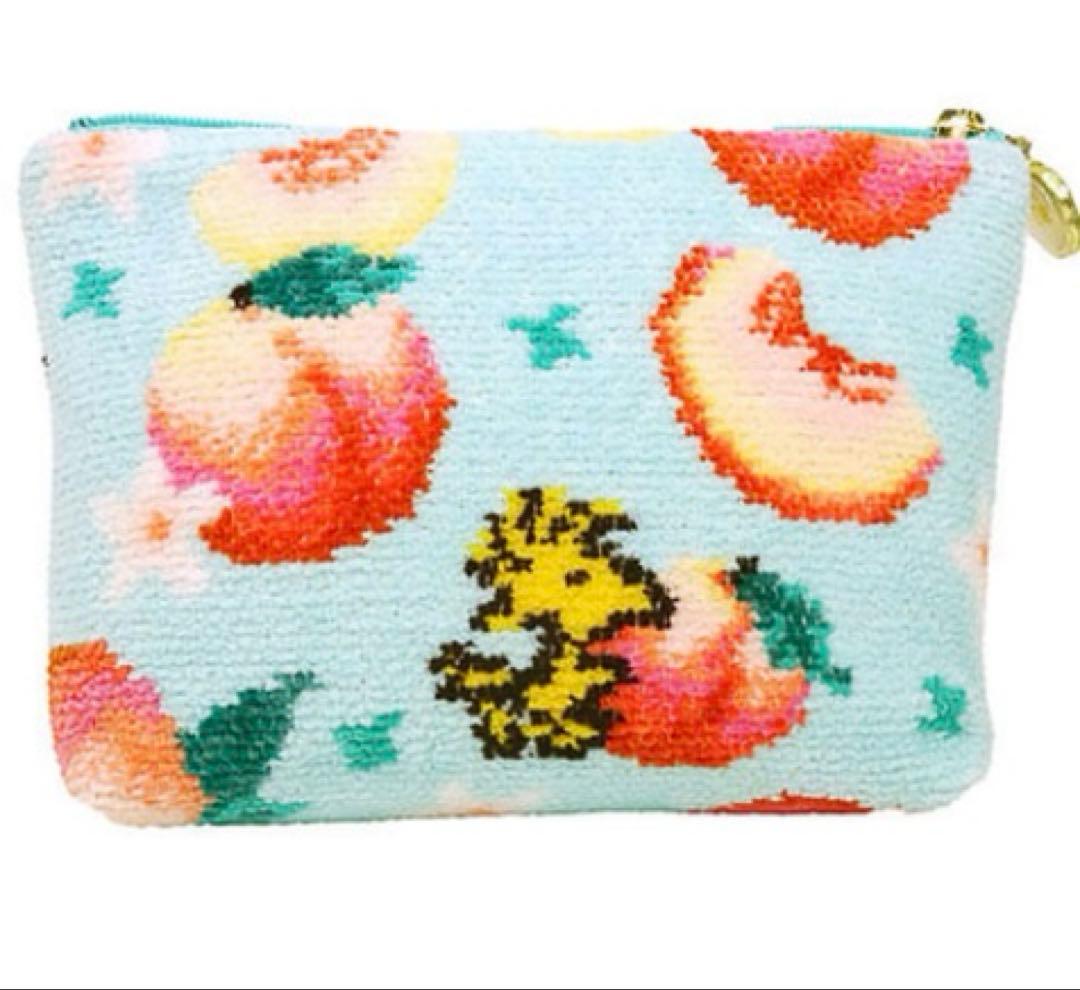 新品未使用 スヌーピー PEANUTSxフェイラー コラボ ポーチ ピーチ