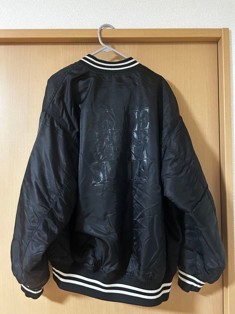 値下げ！ラバンダ lavanda ナイロンルーズスタジャン　黒　新品