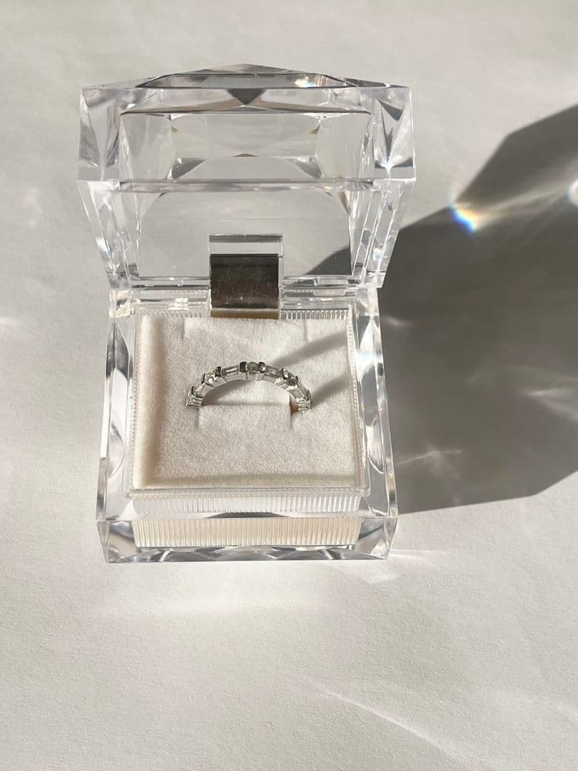 ダイヤモンドリング 0.5ct K18WG