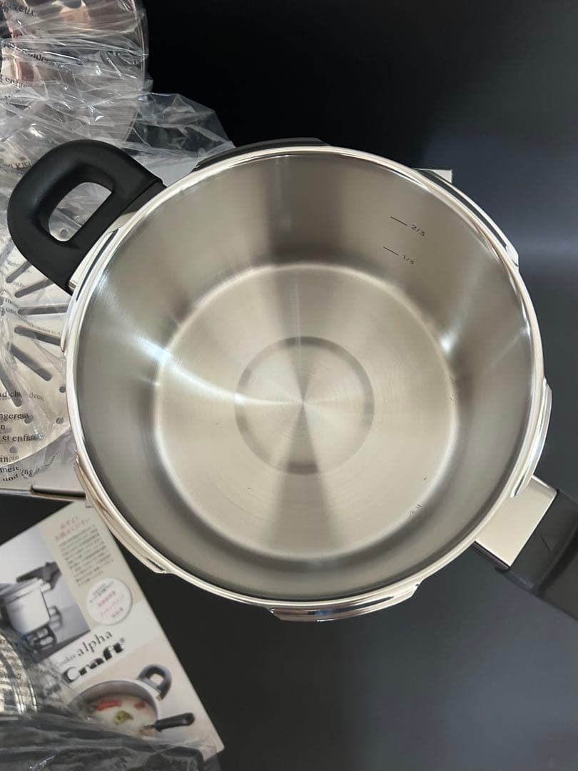 【新品.未使用】VitaCraft alpha 圧力鍋 ステンレス製 3.5ℓ
