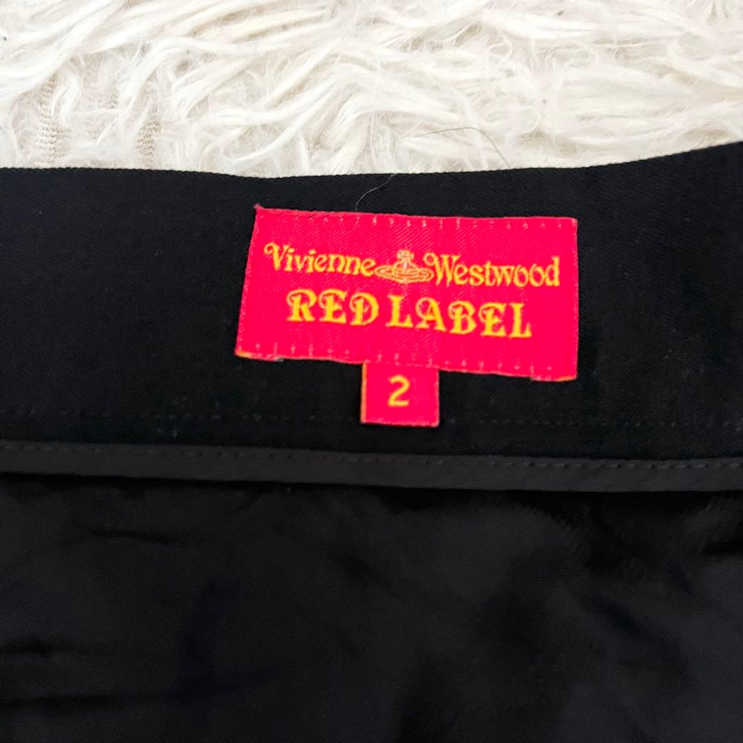 ヴィヴィアンウエストウッド　ラップスカート オーブボタン　黒 Mサイズ