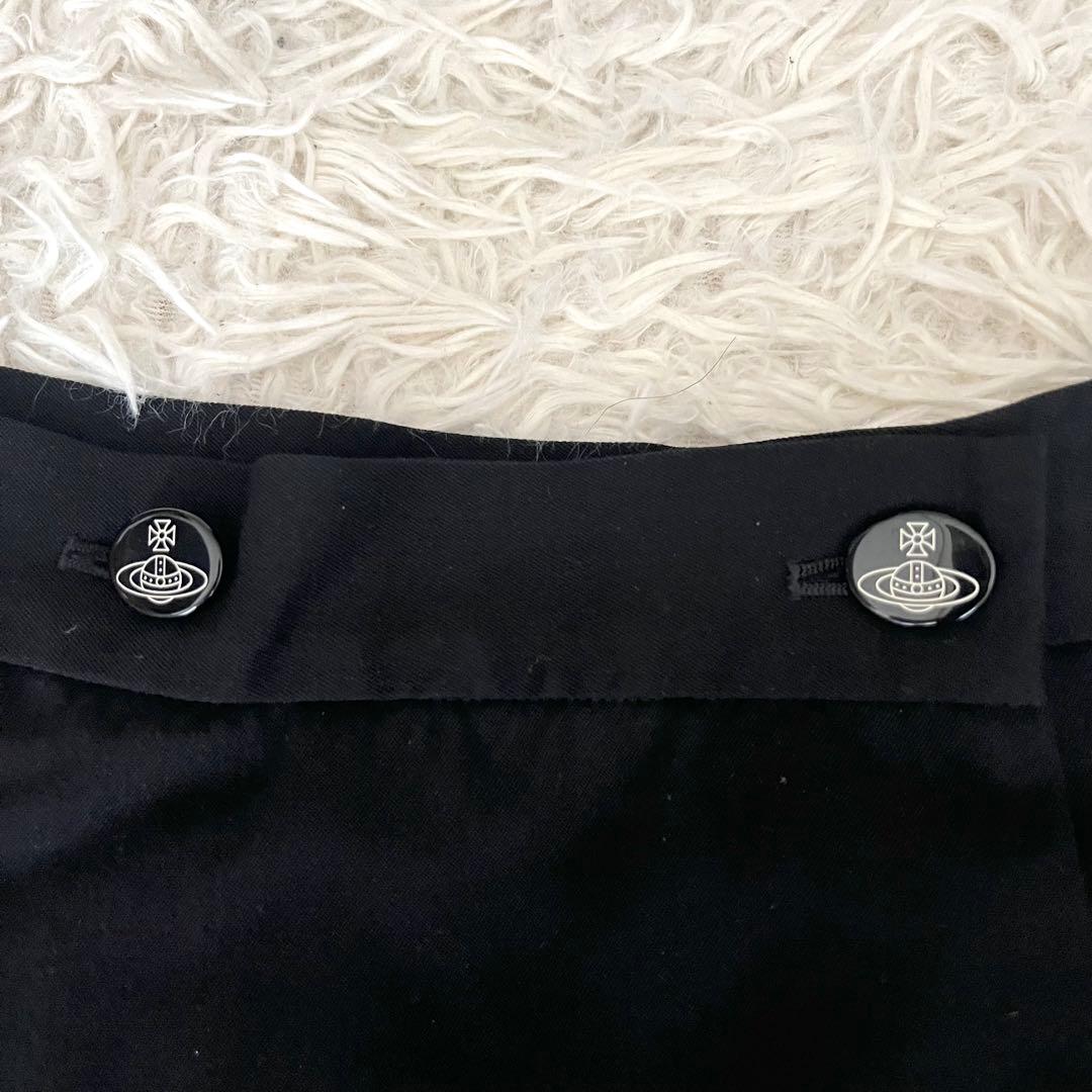 ヴィヴィアンウエストウッド　ラップスカート オーブボタン　黒 Mサイズ