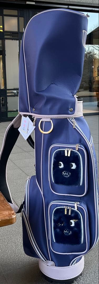 キャディバッグレディース エムユー スポーツ M.U SPORTS ネイビー新品