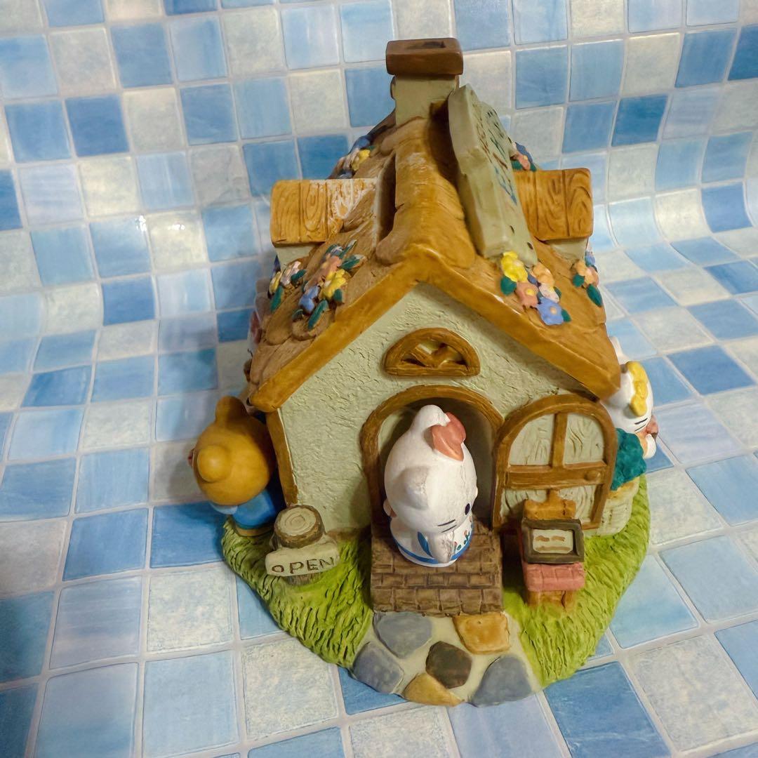 サンリオ　ハローキティ　レトロ　tea house 貯金箱　90年代　激レア