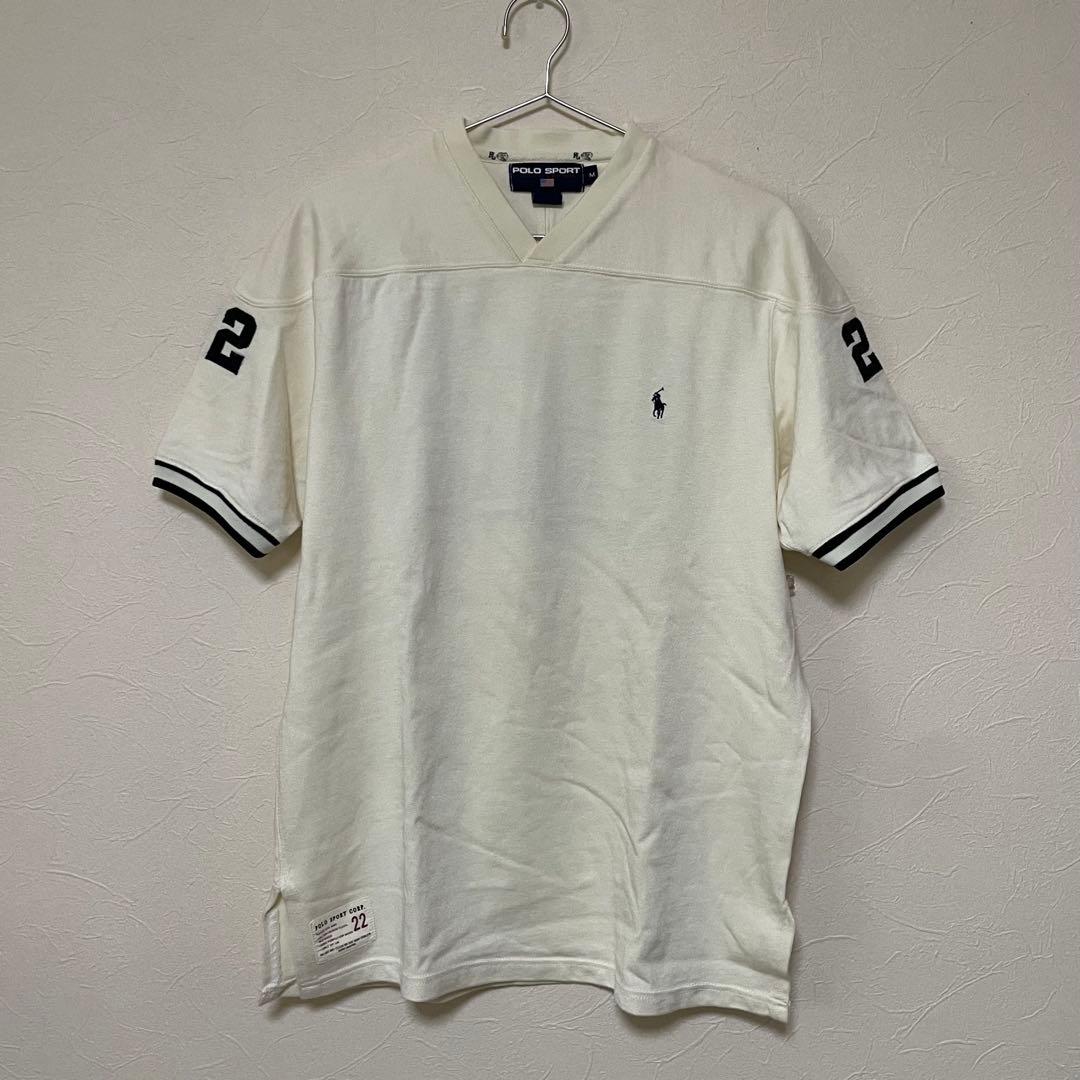 ポロスポーツ 90s 〜 00s フットボールTシャツ M スリランカ製