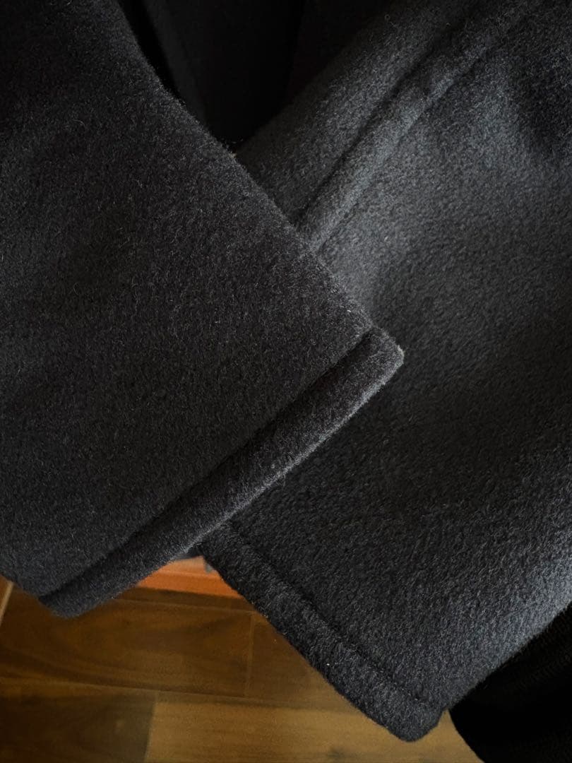 【美品】セリーヌ エッグクロンビーコート 34 ネイビー フィービー期