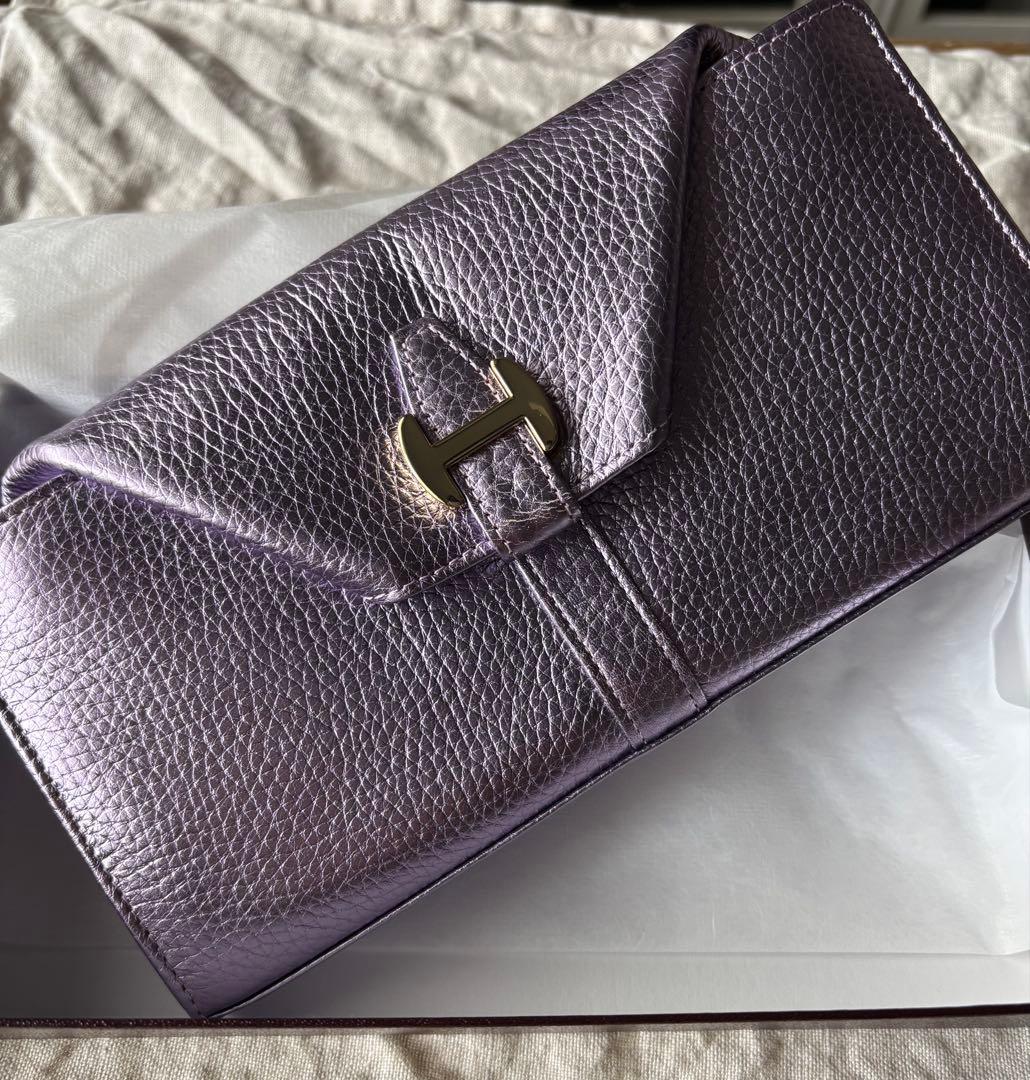 傳濱野 長財布soffile ナイトラベンダー - メルカリ