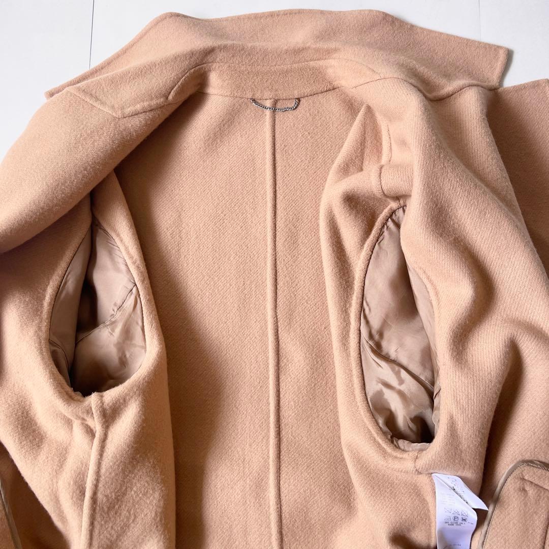 美品✨23区 MANTECOリバー ロングコート 大きいサイズ 44 ゆったり