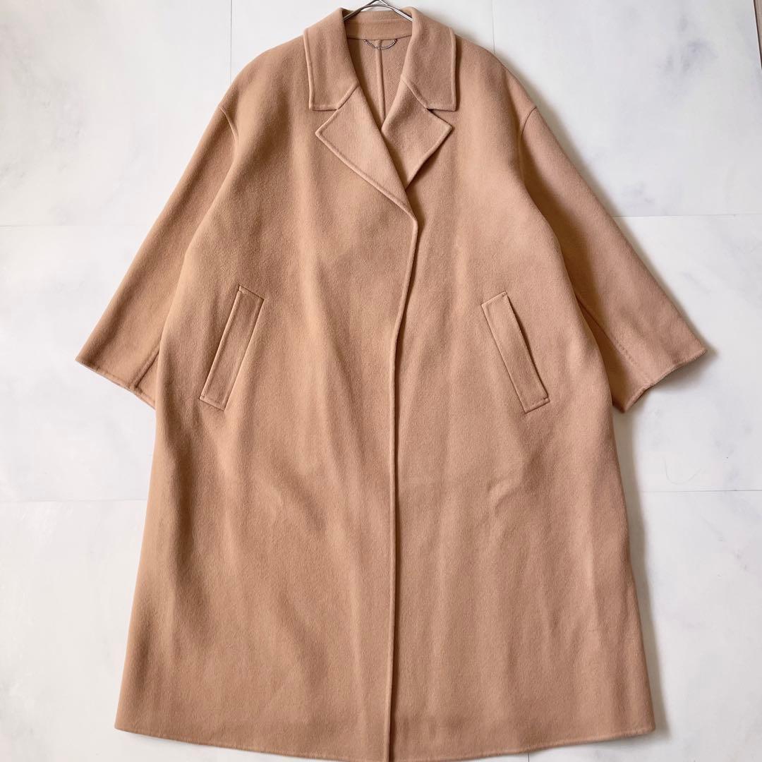 美品✨23区 MANTECOリバー ロングコート 大きいサイズ 44 ゆったり