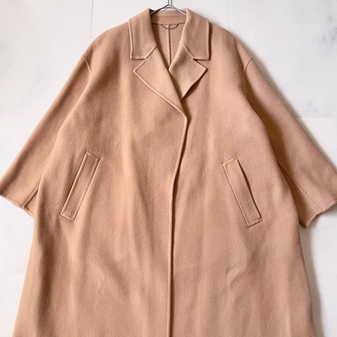 美品✨23区 MANTECOリバー ロングコート 大きいサイズ 44 ゆったり