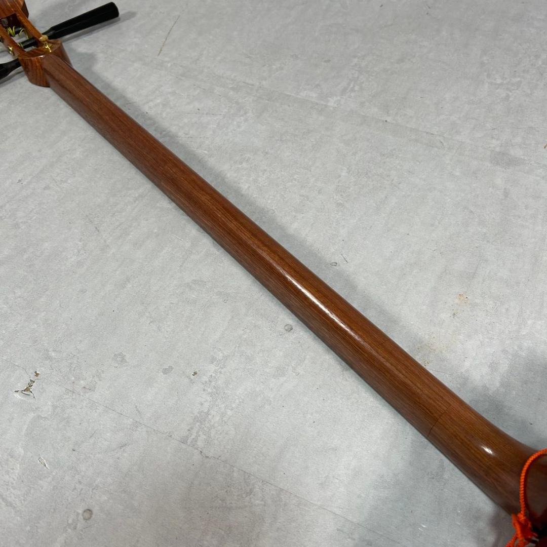 三味線　地唄　中棹　東さわり　本皮　三つ折り