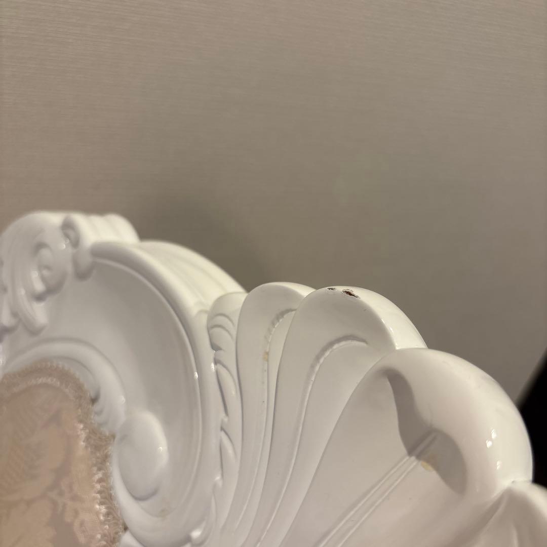 ダイニングチェア　ホワイト　ビバリーヒルズ　猫脚　ロココ家具　2脚セット　椅子