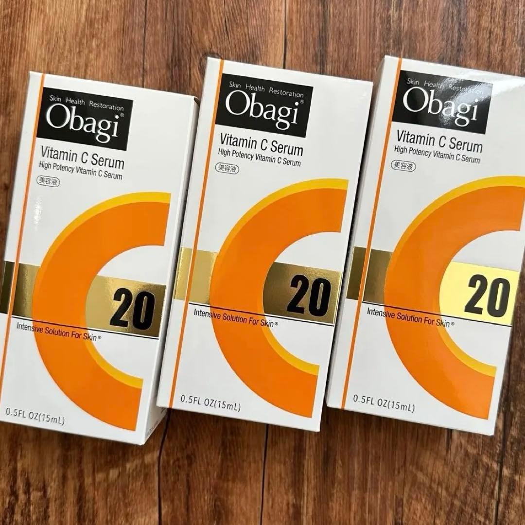 新品未開封　Obagi オバジ 美容液 C20セラム15ml ×3コ