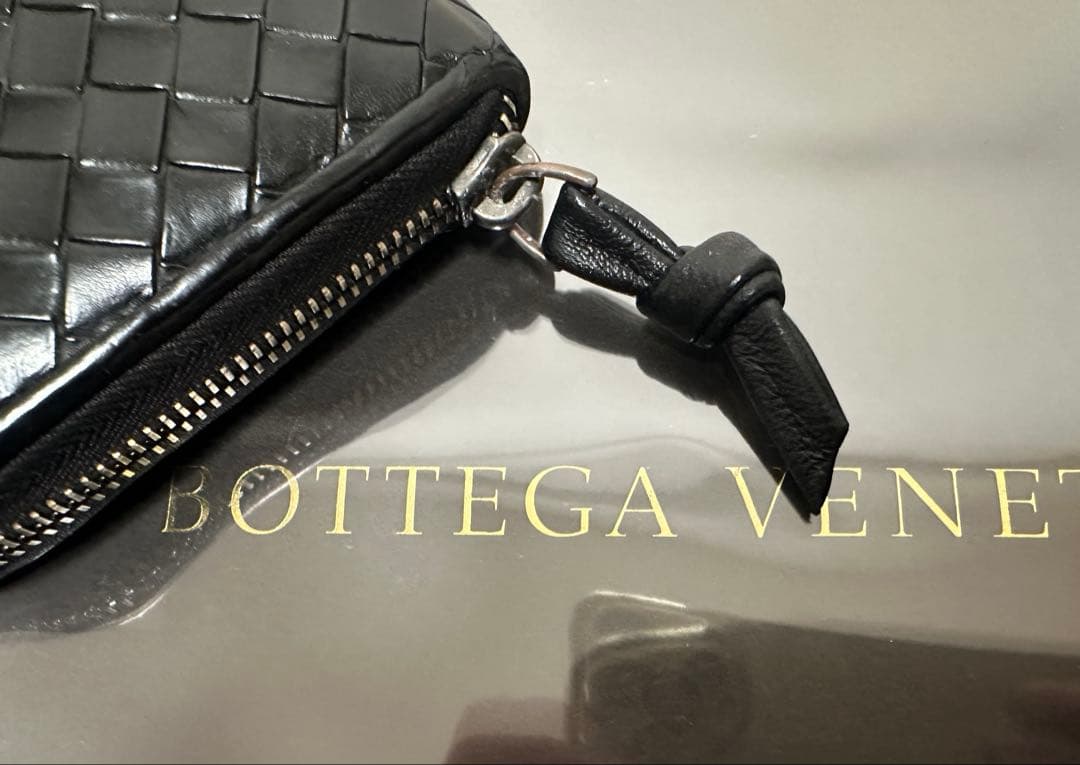 【付属品付】ボッテガヴェネタ ラウンドファスナー/カーフ/ラム/黒2️⃣✨✨✨