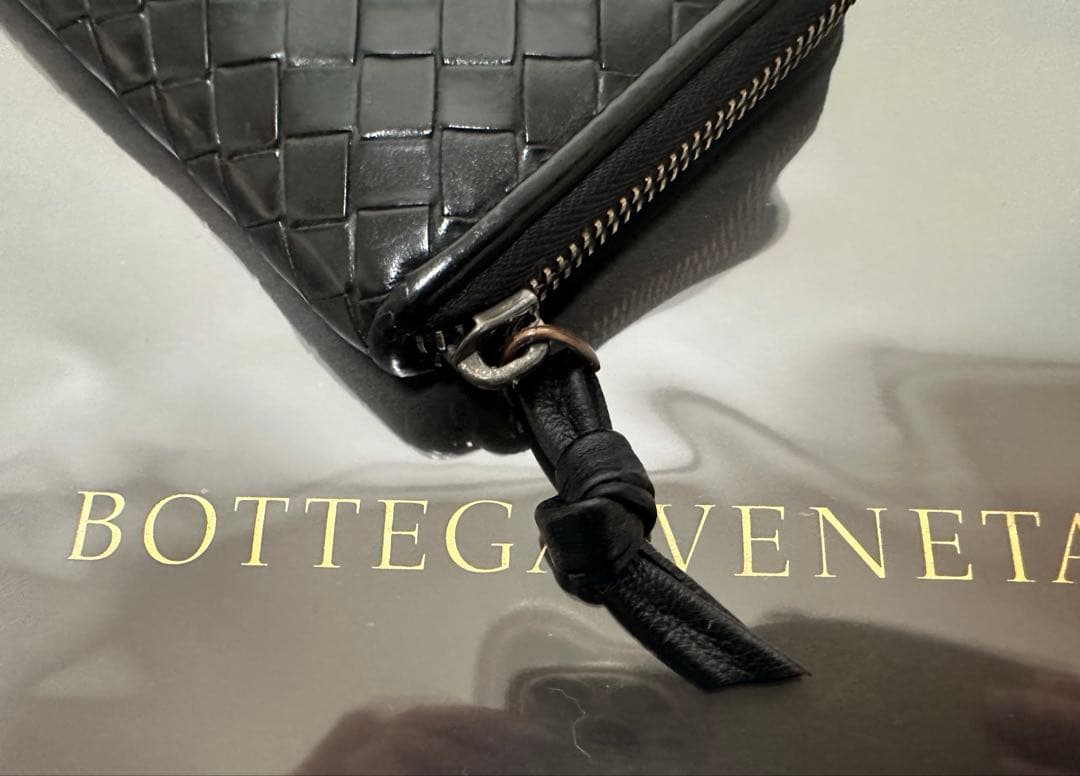 【付属品付】ボッテガヴェネタ ラウンドファスナー/カーフ/ラム/黒2️⃣✨✨✨