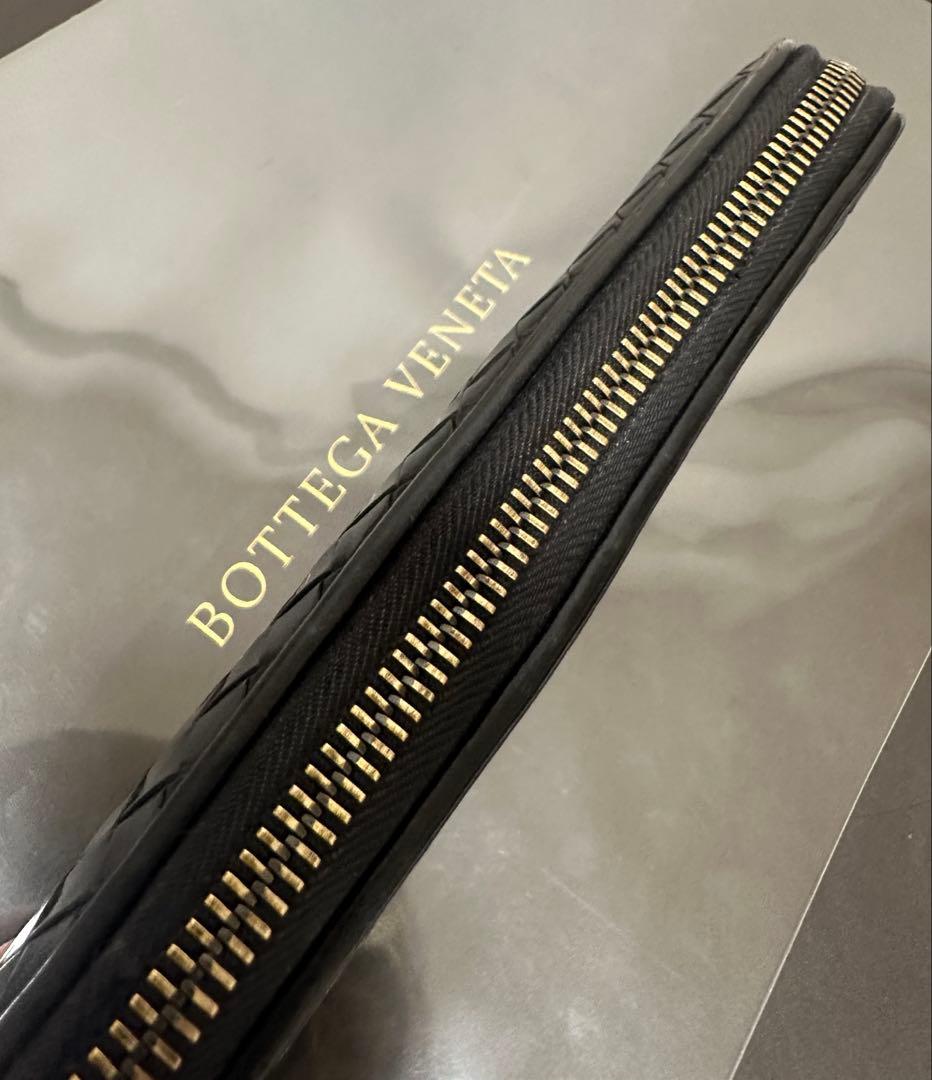【付属品付】ボッテガヴェネタ ラウンドファスナー/カーフ/ラム/黒2️⃣✨✨✨