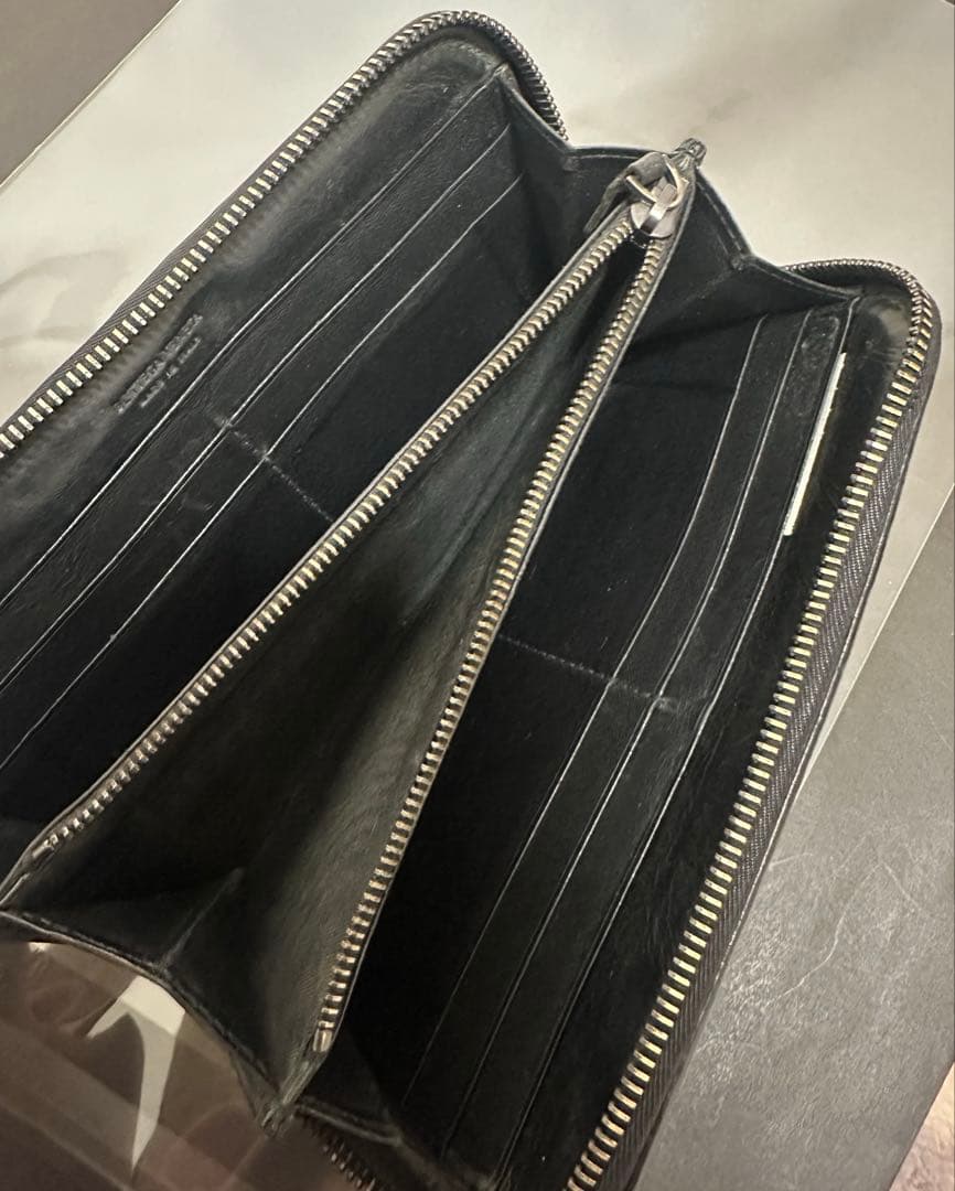 【付属品付】ボッテガヴェネタ ラウンドファスナー/カーフ/ラム/黒2️⃣✨✨✨