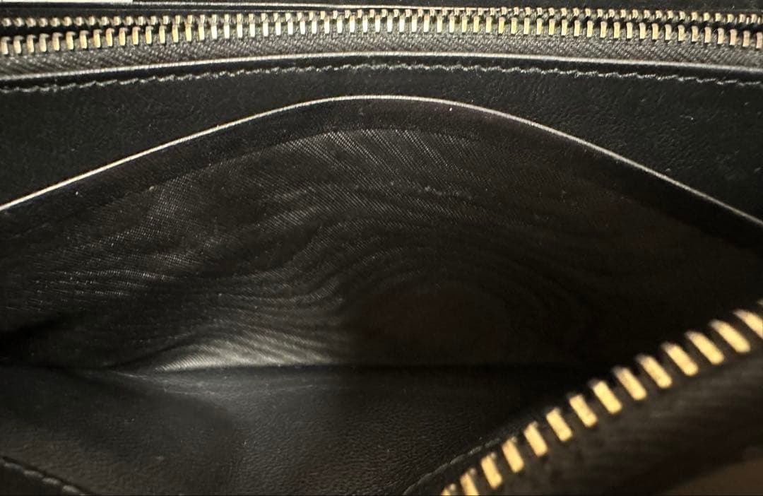 【付属品付】ボッテガヴェネタ ラウンドファスナー/カーフ/ラム/黒2️⃣✨✨✨