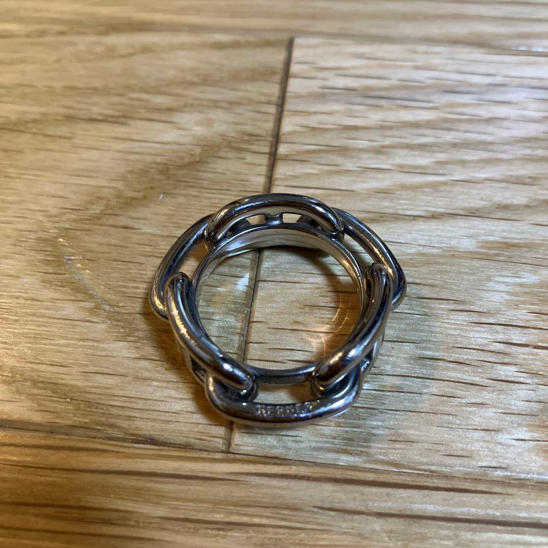 エルメス HERMES スカーフリング 90 レガートシェーヌダンクル