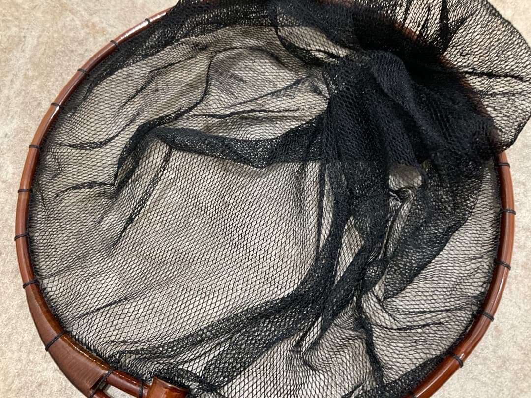 【未使用・美品】たも網　木製　3点セット