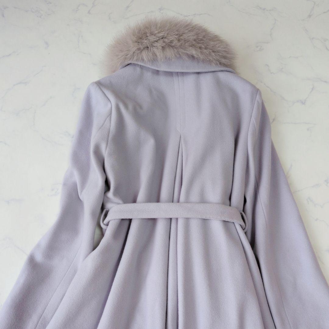 美品✨️アプワイザーリッシェ ロングコート ファー付 ベルテッドコート 2