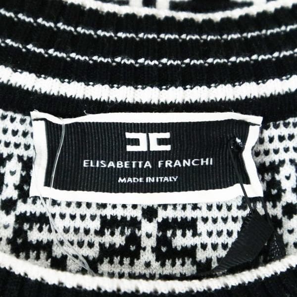 新品 エリザベッタフランキ ニットワンピース 40 EOP1689 S Mサイズ