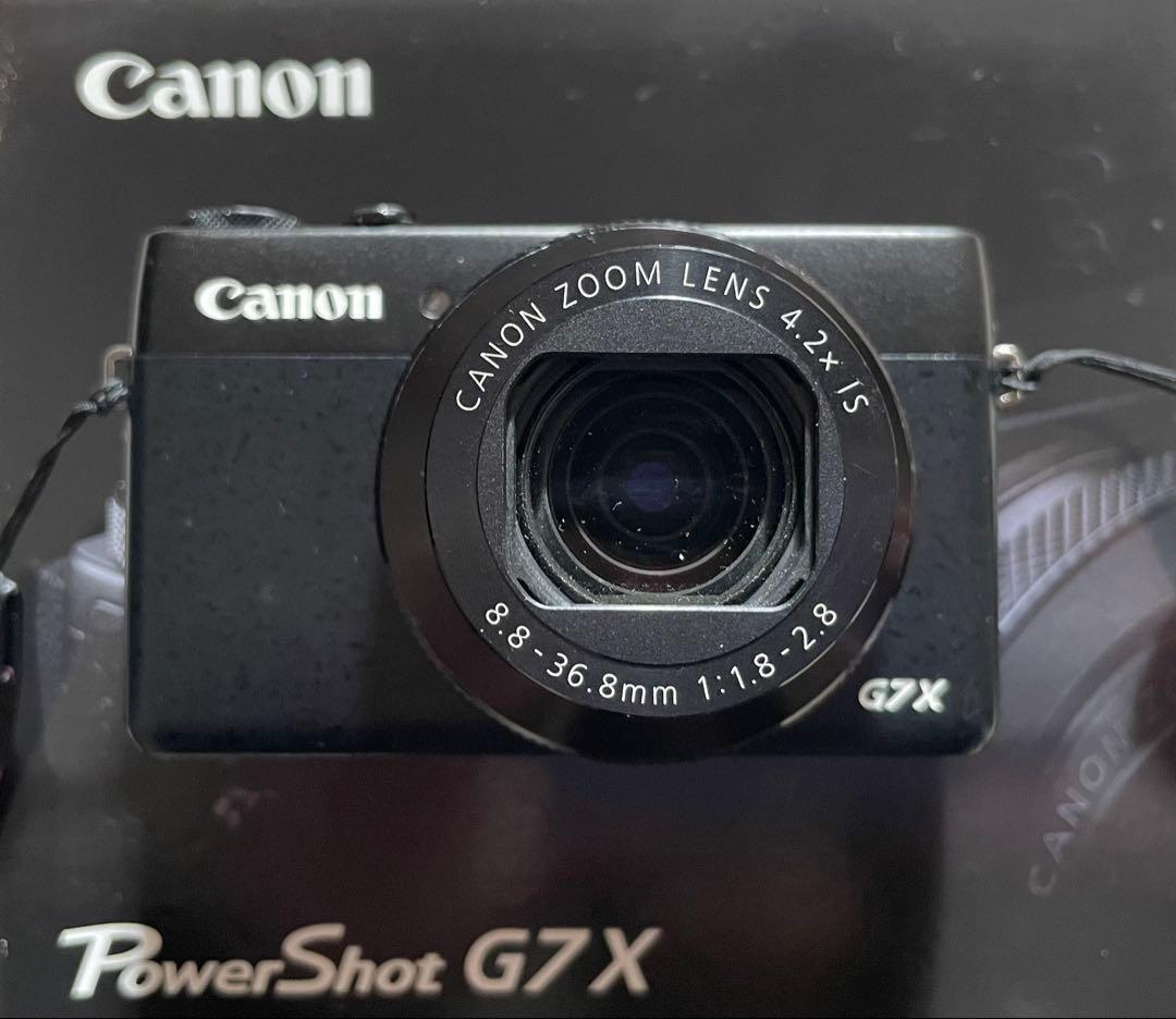 Canon PowerShot G7X 本体と付属品