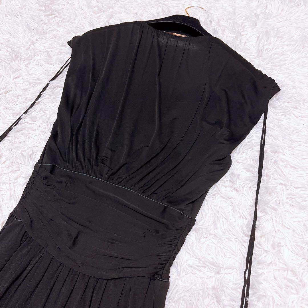 roberto cavalli カシュクール ドレス ワンピース リボン 黒