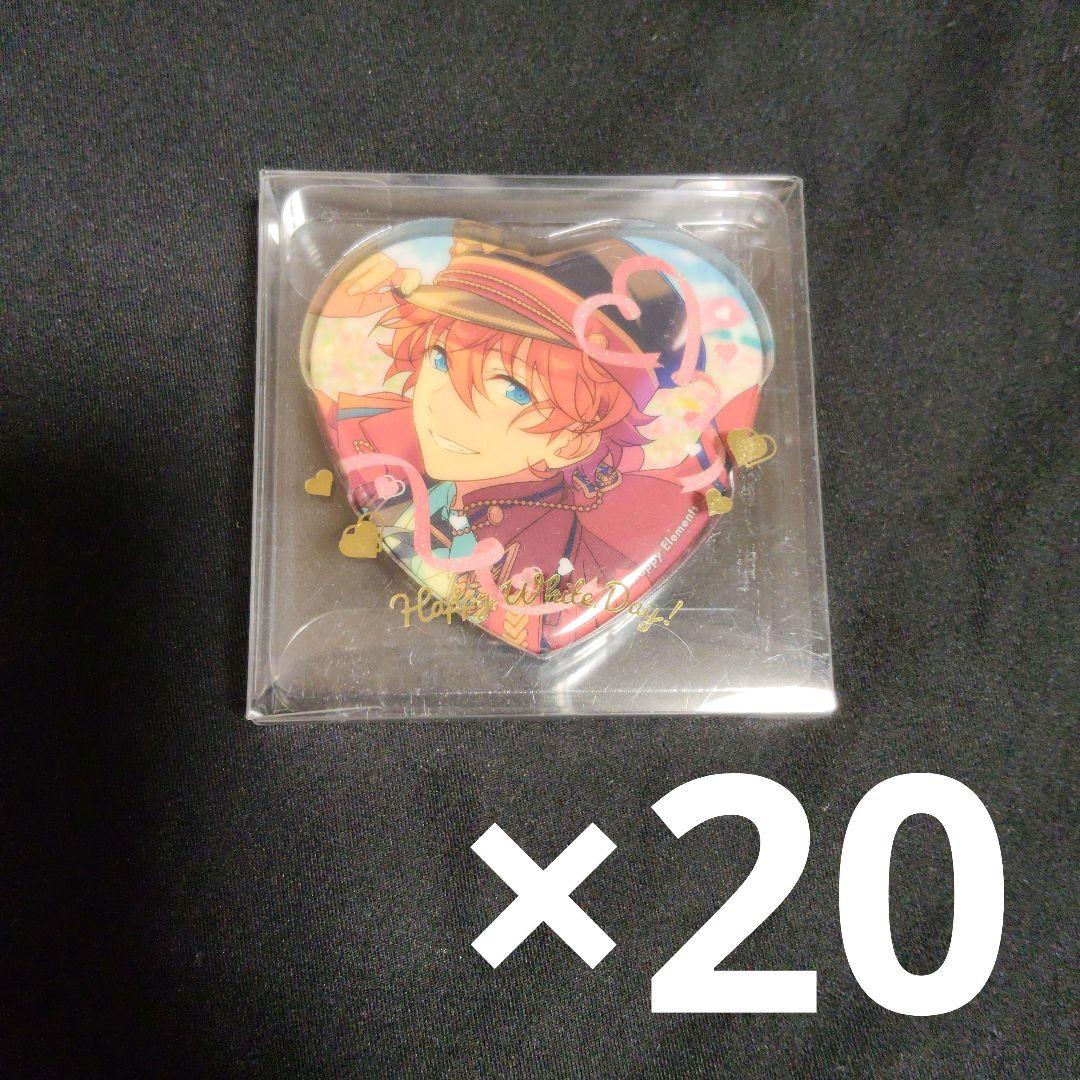 あんスタ 明星スバル ホワイトデー ハート缶バッジ - メルカリ