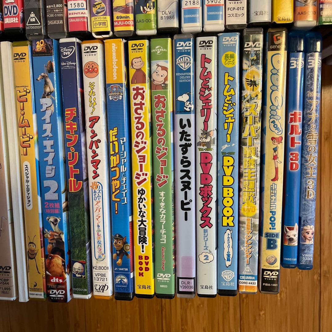 ディズニーなど子供向け　DVD Blu-ray まとめ売り　約100本 未検品