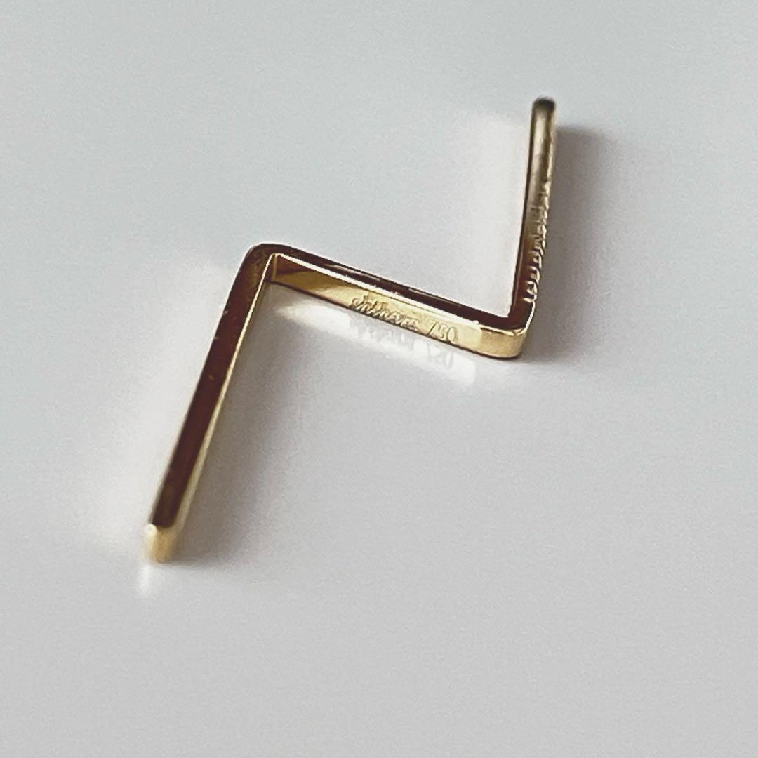 アクセサリー SHIHARA Diamond Post Pierce 0101 18K YG