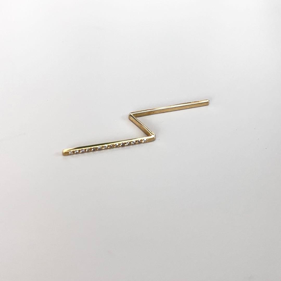 アクセサリー SHIHARA Diamond Post Pierce 0101 18K YG