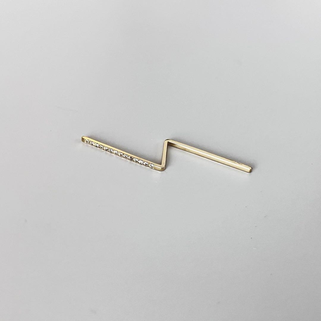 アクセサリー SHIHARA Diamond Post Pierce 0101 18K YG