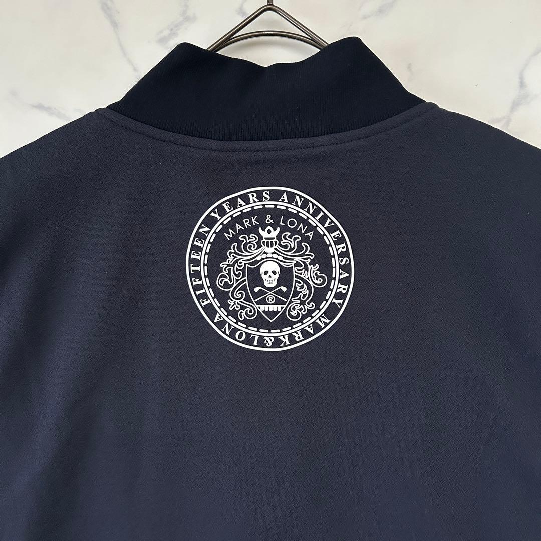 マークアンドロナ 2023年モデル ダブルジップ ベスト 刺繍 ゴールド金具