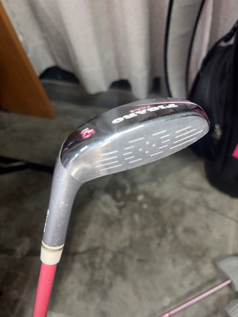 バック美品‼️FIGARO PARIS ゴルフバッククラブセットハーフセット7本