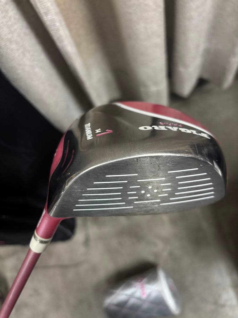 バック美品‼️FIGARO PARIS ゴルフバッククラブセットハーフセット7本