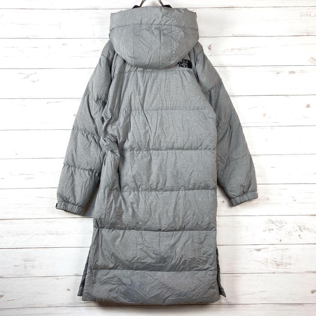《人気》ザノースフェイス　thenorthface ロングダウンコート グレー