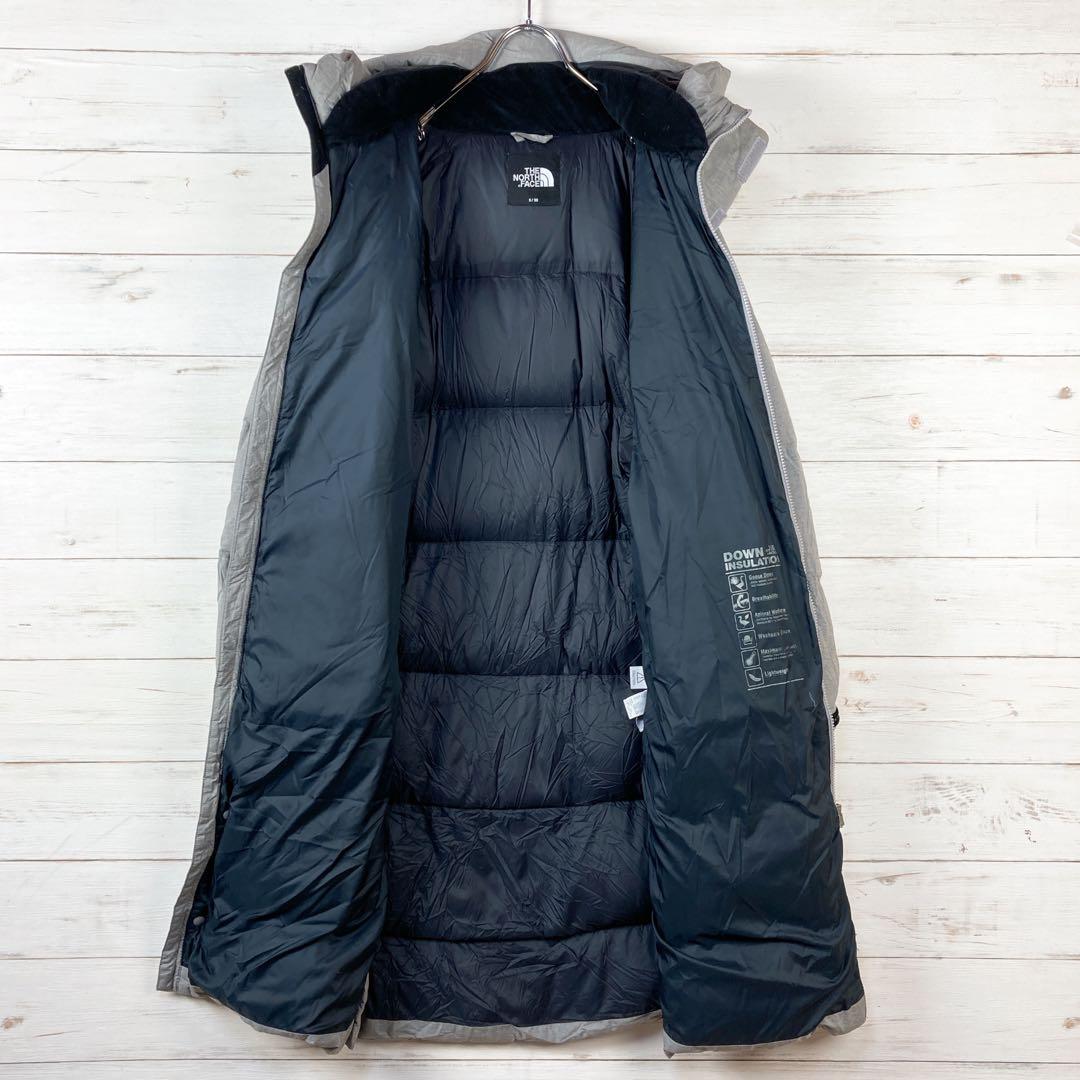 《人気》ザノースフェイス　thenorthface ロングダウンコート グレー
