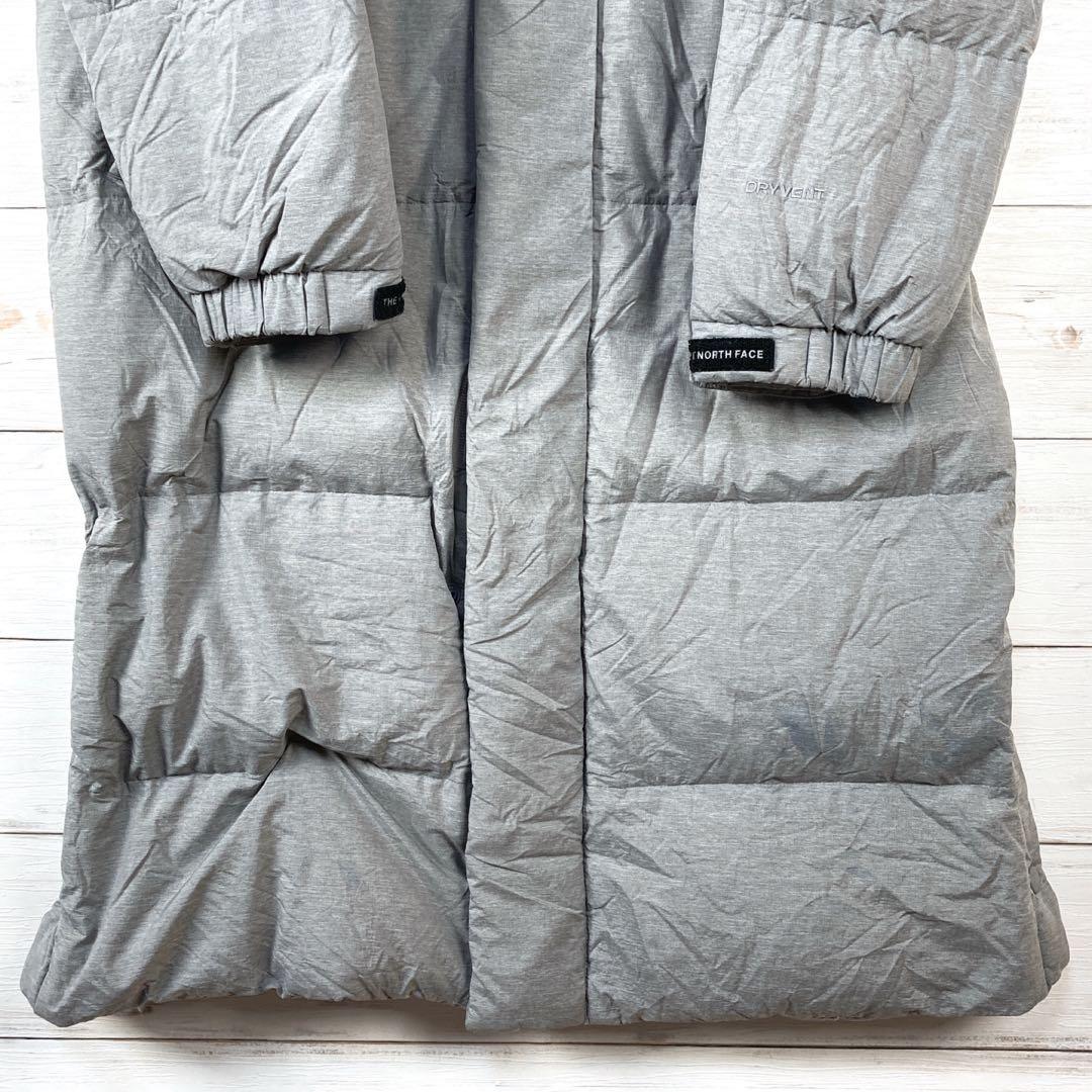 《人気》ザノースフェイス　thenorthface ロングダウンコート グレー