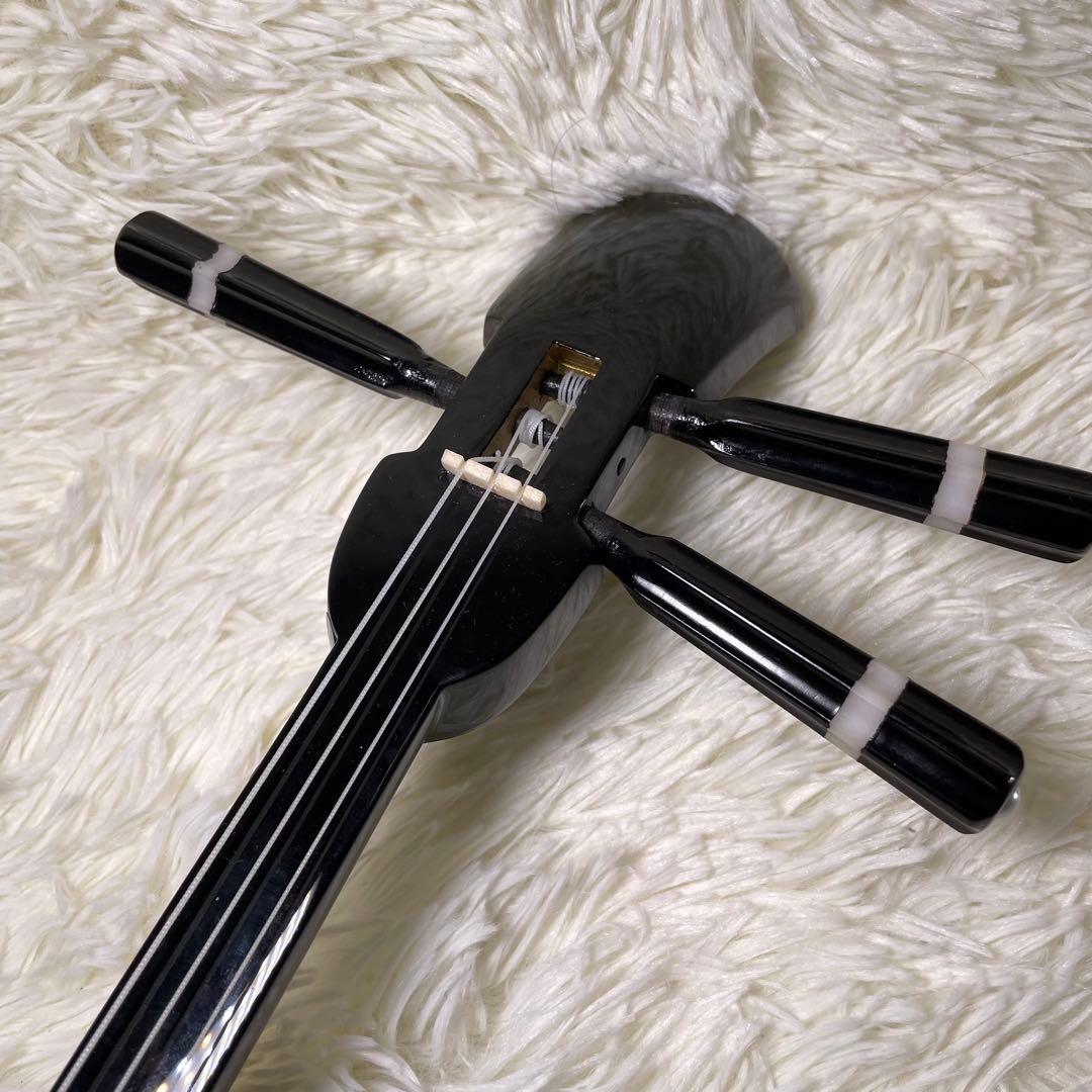 沖縄三味線　人工皮 合皮 ヘビ皮柄