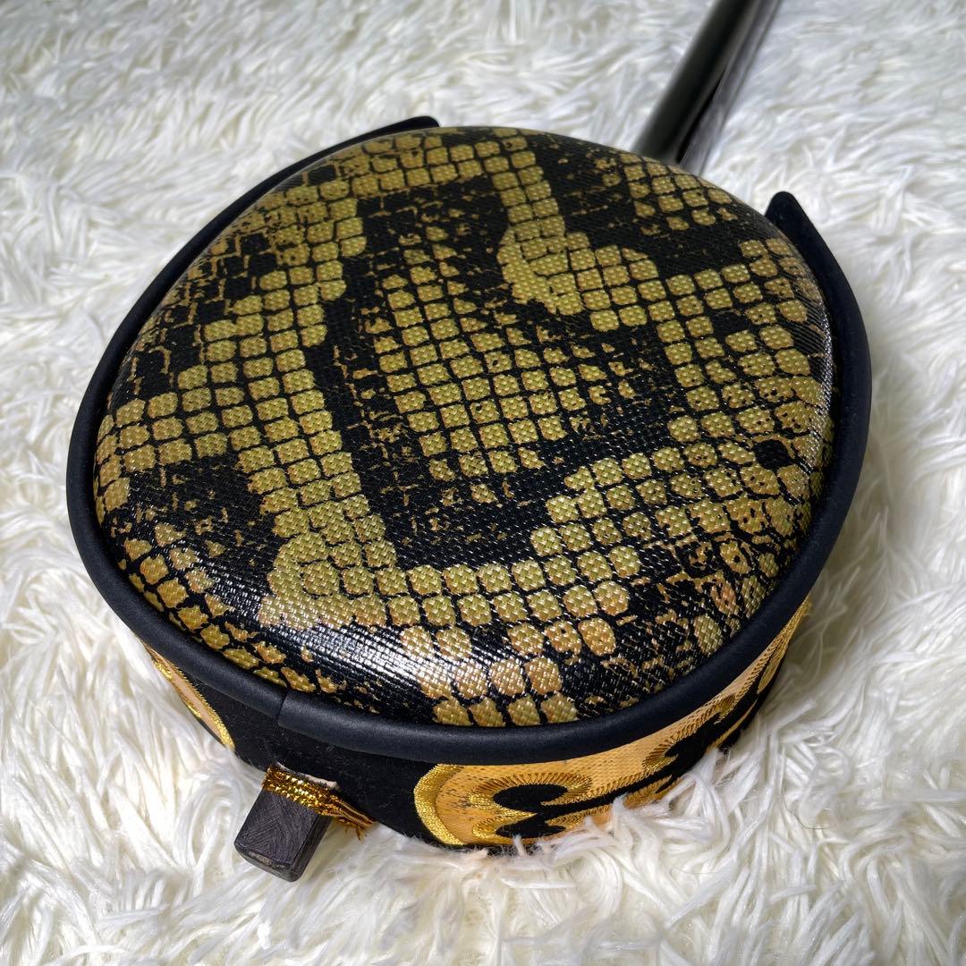 沖縄三味線　人工皮 合皮 ヘビ皮柄