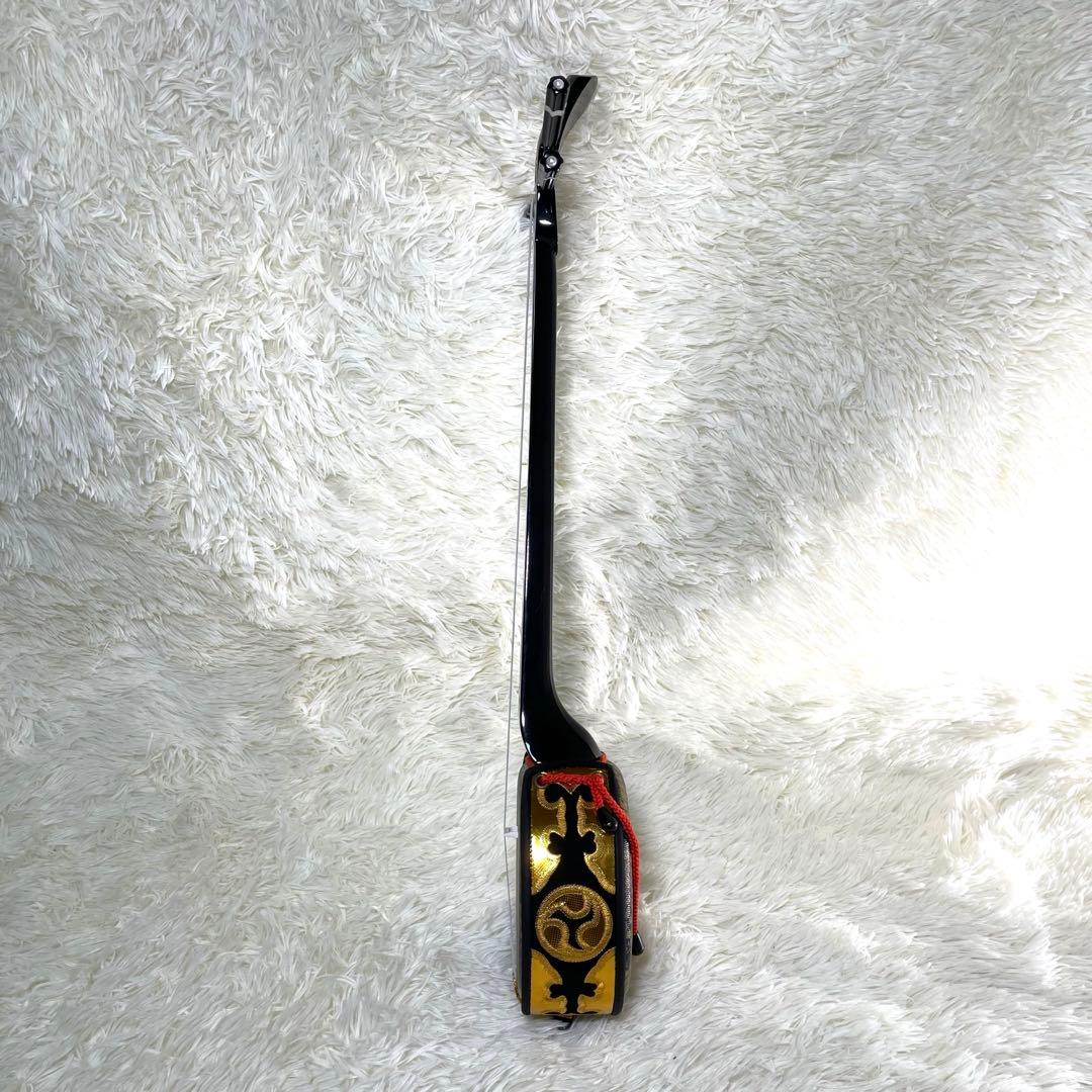 沖縄三味線　人工皮 合皮 ヘビ皮柄