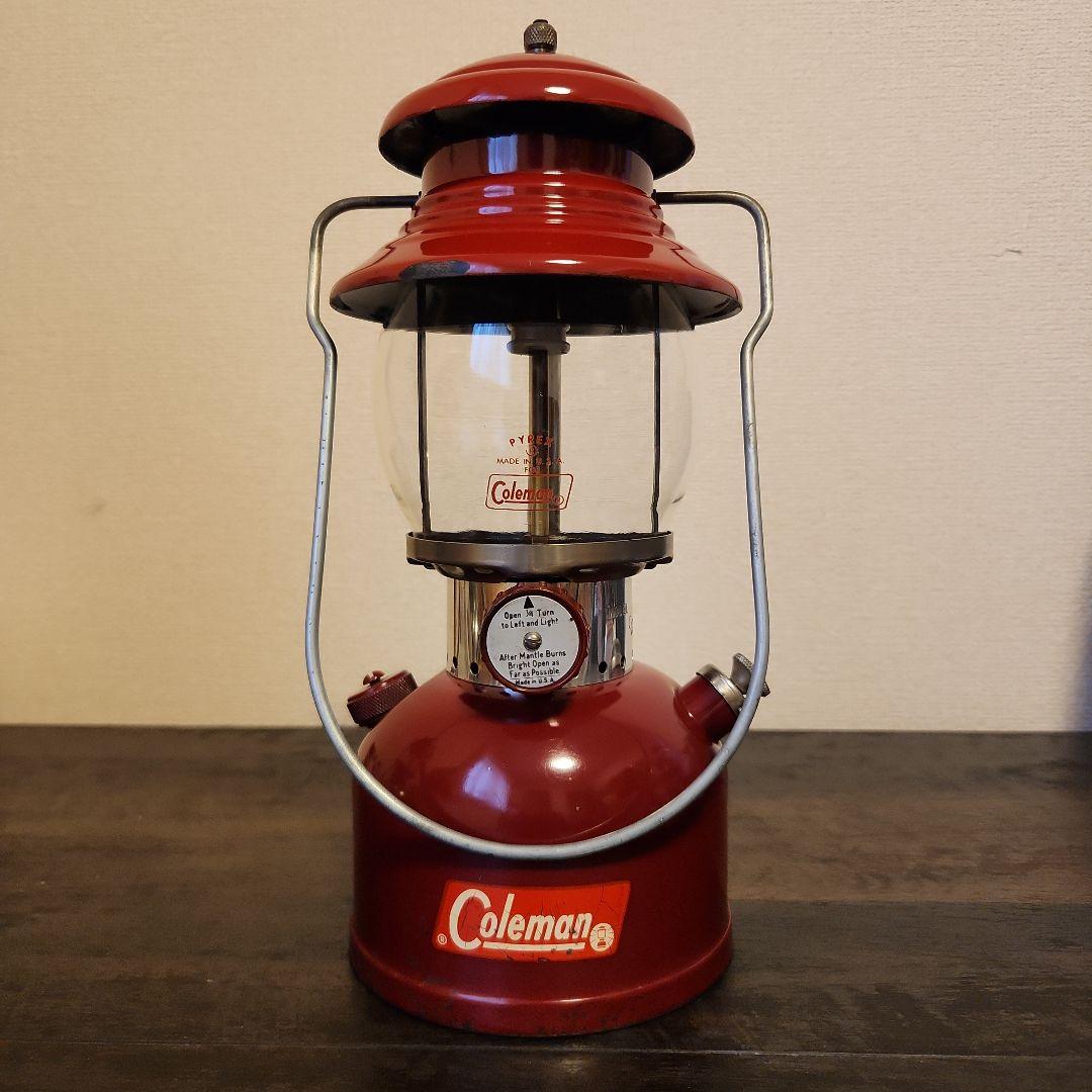 Coleman ランタン 1961年10月 200A バーガンディー 美品