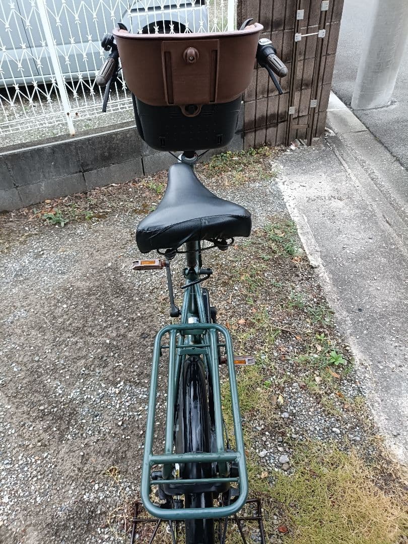 M*U様 自転車 チャイルドシート付き グリーン
