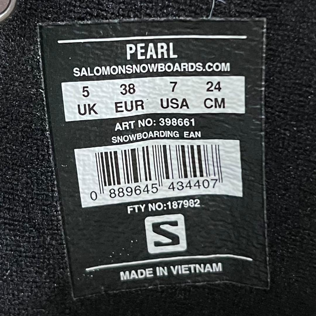 【美品_即日発送】SALOMON サロモン スノボPEARLパール24.0cm